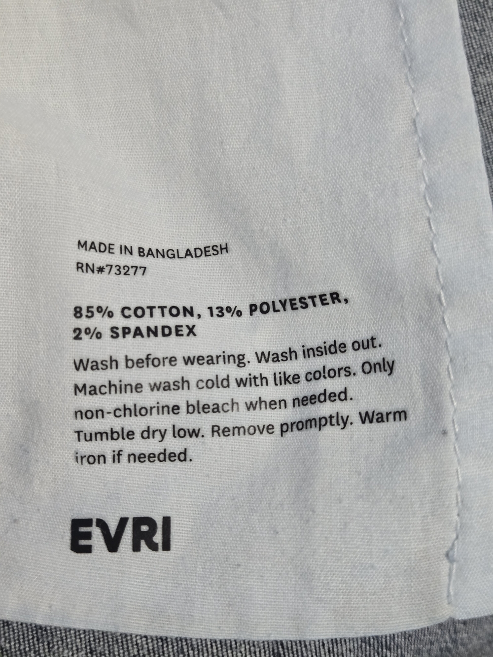 EVRI 24W/S Mid‑Rise Bootcut Jeans – Dark Wash Stretch Denim - Picture 6 of 7